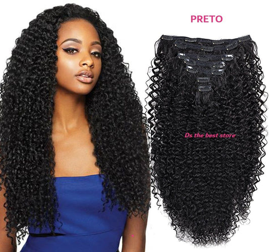 Magical Hair Extensor Tic-Tac Cacheado 65cm