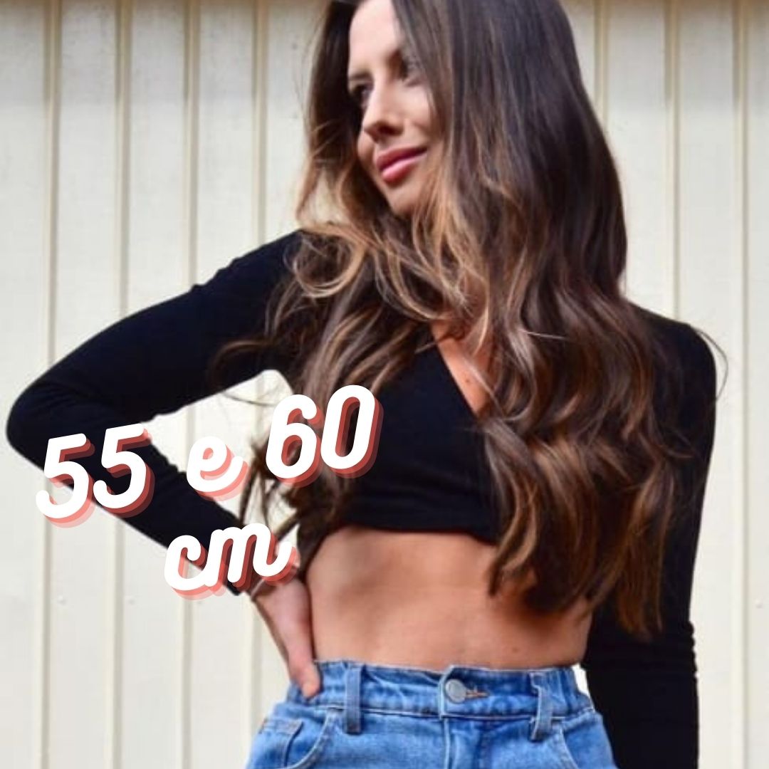 Magical Hair Extensor Única Fibra Idêntica ao Cabelo Humano -  55 e 60cm - Oferta Aniversário de 5 anos da loja