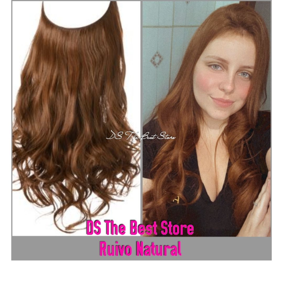 Magical Hair Extensor Única Fibra Idêntica ao Cabelo Humano -  55 e 60cm - Oferta Aniversário de 5 anos da loja