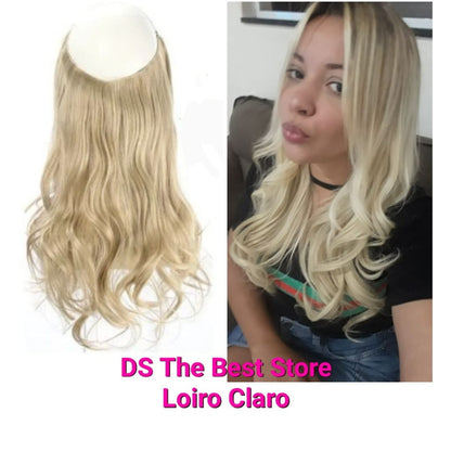 Magical Hair Extensor Única Fibra Idêntica ao Cabelo Humano -  55 e 60cm - Oferta Aniversário de 5 anos da loja