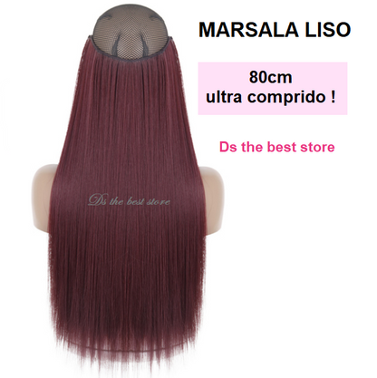 Magical Hair Extensor 80cm Liso e Ondulado -  Oferta Aniversário de 5 anos da loja