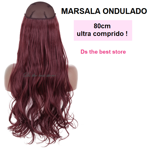 Magical Hair Extensor 80cm Liso e Ondulado -  Oferta Aniversário de 5 anos da loja