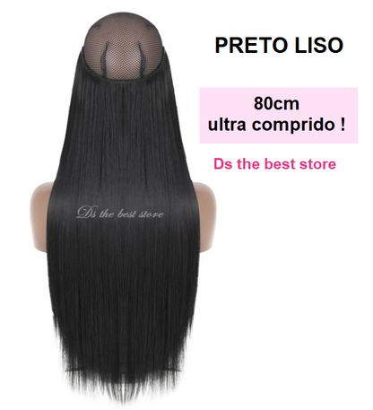 Magical Hair Extensor 80cm Liso e Ondulado -  Oferta Aniversário de 5 anos da loja